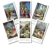 Bethlehem Series Pack of 100 Nativity Scene Paper Holy Cards