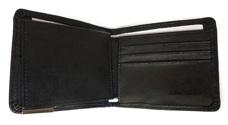 Bi fold Leather Wallet With John 3:16