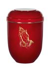 Biodegradable Red Urn
