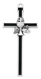 First Communion 5" Black Epoxy Wall Cross