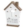 Bless This Home Birdhouse Cutout Standing Plaque