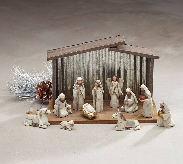 Blessed Beginnings Nativity Set, 3" Figures