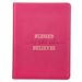 Blessed Is She Who Believes Faux Leather Journal