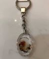 Blessed John Paul II Glass Keychain from Italy