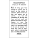 Blessed Matt Talbot Paper Prayer Card, Pack of 100 - 123154