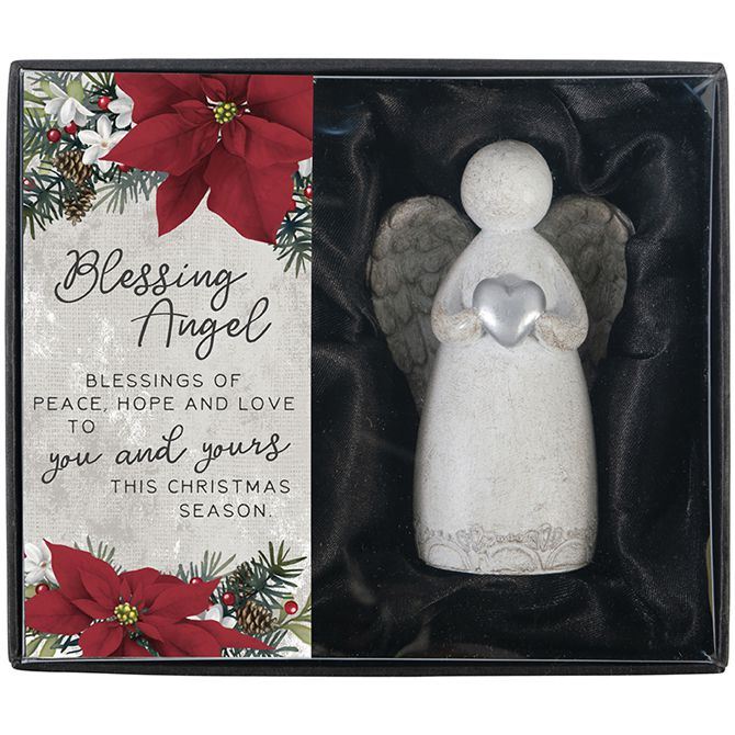 Blessing Angel at Christmas Figurine