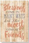 Blessings Come in Many Ways Easel Plaque
