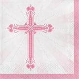 Blessings Pink Luncheon Napkins 36/pkg