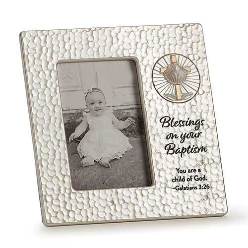 Blessings on Your Baptism Frame