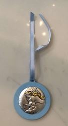 Blue Baby Crib Medal from Italy