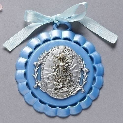 Crib Medal Blue Plastic