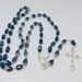 Blue Crystal 6mm Bead Rosary - 120881