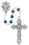 Blue Multi-Color Rosary