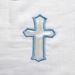 Blue Receiving Blanket with Cross *WHILE SUPPLIES LAST* - 115182
