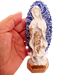 Blue and Gold Hand Painted Our Lady of Guadalupe Statue - 115367