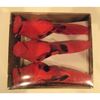 Box of 12 Feathered Cardinal Ornaments