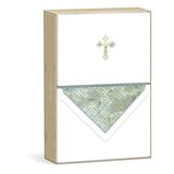 Boxed Note Cards w/Embossed Cross 10/box