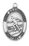Boy's Pewter Track Medal On A 24" Stainless Chain *WHILE SUPPLIES LAST*