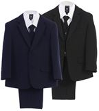Boys 5 piece Poly Poplin Suit with Garment Bag *WHILE SUPPLIES LAST* boys suits, first communion suit, holy eucharist sut, special occasion suit, brown boys suit, blue boys suit, khaki suit, navy suit, olive suit, dk grey suit, dk brown suit, 110042, 99629, 66931, 66933, 110043, 110044, 99630, 66932, 66934, 110045, 110049, 110050, 110051, 110052, 110053