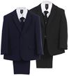 Boys 5 piece Poly Poplin Suit with Garment Bag *WHILE SUPPLIES LAST*