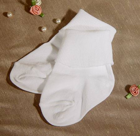 baby boy christening socks