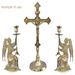 Brass Angel 9.75" Candleholder (can face either direction) - 119650