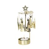 Brass Color Nativity Chime for Tealight Candle 