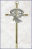 Brass and Pewter Confirmation Wall Cross
