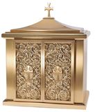 Bronze Bas Relief Sculpted Tabernacle 10TAB22
