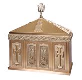 29TAB21 Bronze Bas Relief Sculpted Tabernacle