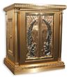 Bronze Bas Relief Sculpted Tabernacle