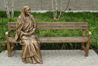 Bronze St. Mother Teresa of Calcutta Bench