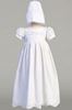 Brooke Embroidered Cotton Eyelet Christening Gown and Bonnet Set