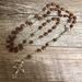 Brown Wood Rosary - 17026