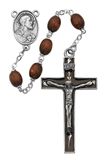 Brown Wood Rosary 
