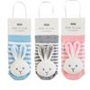 Assorted Bunny Rattle Toe Socks, Sold Each