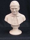 Pope John Paul II 9" Alabaster Bust from Italy