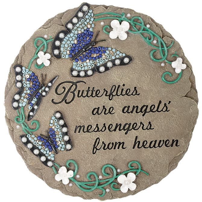Butterflied Are Angels' Messengers From Heaven Garden Stone