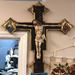 Byzantine 31" Wall Crucifix Ceramic Hand Painted In Italy;31"X 25"