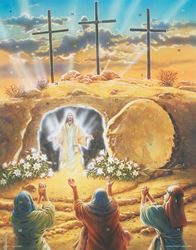 Resurrection Lenten Countdown to Easter Calendar