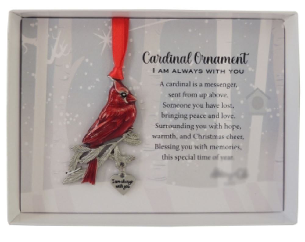 Cardinal Memorial Ornament