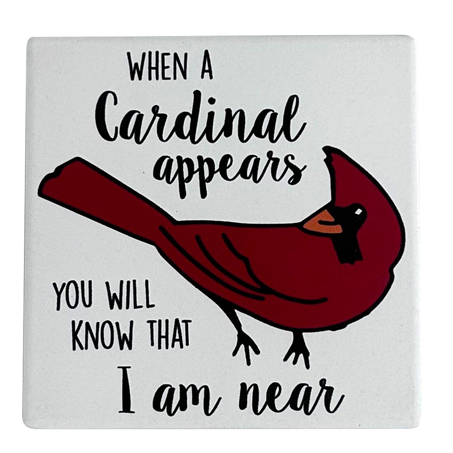 Cardinal Appears Coaster