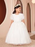 Carly First Communion Dress with Sleeves