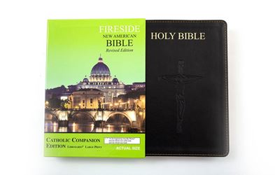 Catholic Companion Edition Librosario Large Print Black — NABRE
