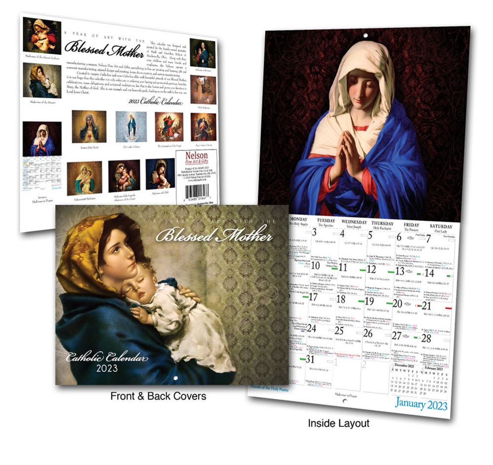 Catholic Liturgical Calendar 2023 Art with Mary