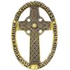Celtic Cross House Blessing Door Plate