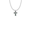 Celtic Cross Sterling Silver Green Enameled Crucifix Necklace *WHILE SUPPLIES LAST*
