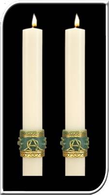 Celtic Imperial Side Altar Candles