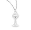 Chalice Sterling Silver Medal On 18" Chain 