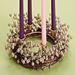 Champagne Colored Berry Advent Wreath